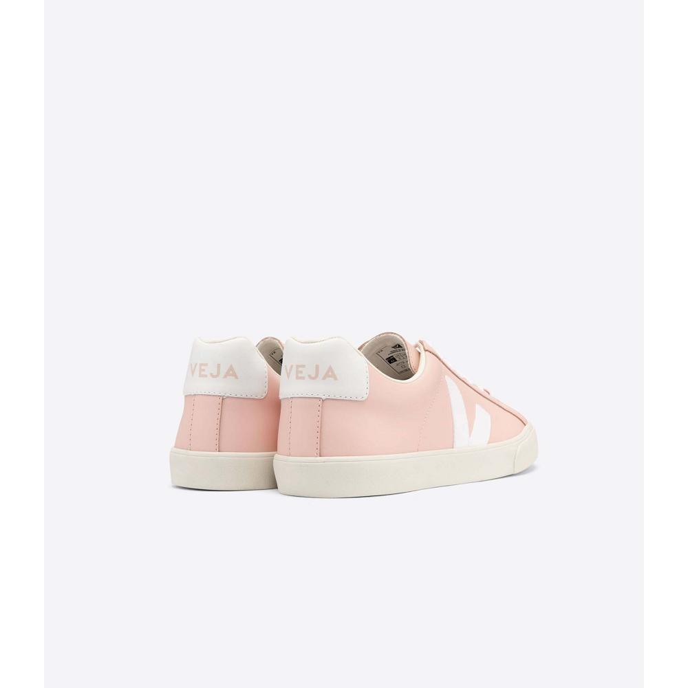 Veja ESPLAR LEATHER Women's Sneakers Pink | NZ 615CTV